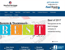 Tablet Screenshot of newfed.com